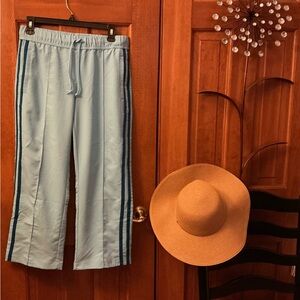 GAP Gray Joggers with Navy Accents